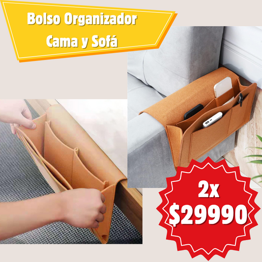 Bolso Organizador Lateral Cama y Sofá