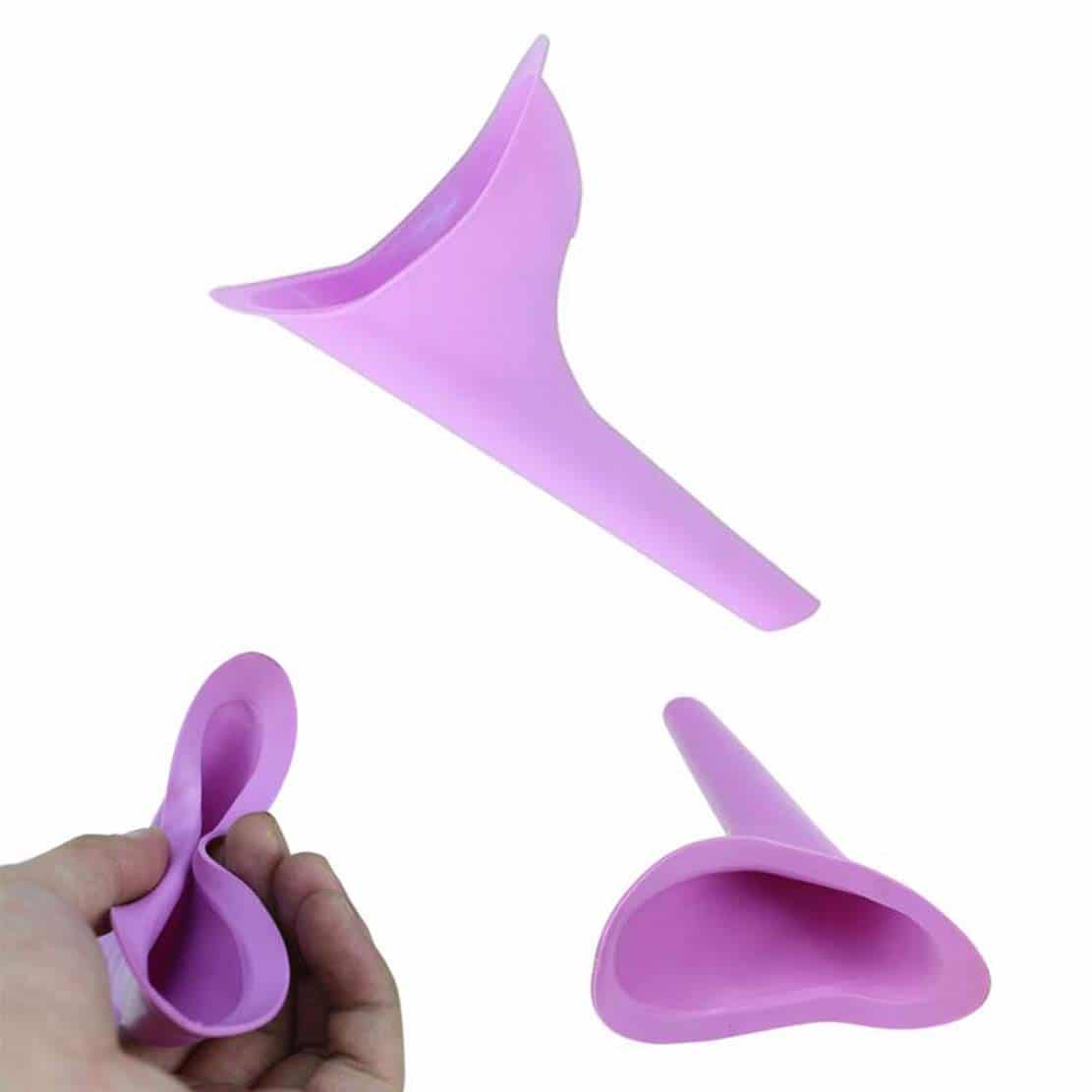 Urinario Femenino Portatil de Silicona Suave - $19990