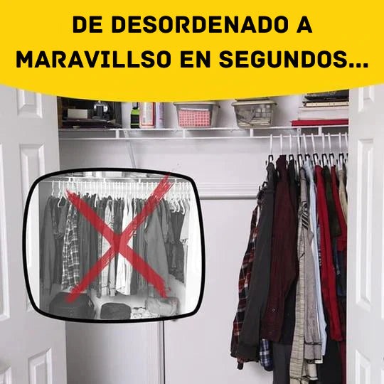 Triángulos Organizadores Para Colgadores de Ropa (18 unidades) - $21990