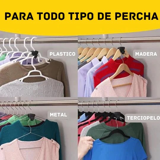 Triángulos Organizadores Para Colgadores de Ropa (18 unidades) - $21990