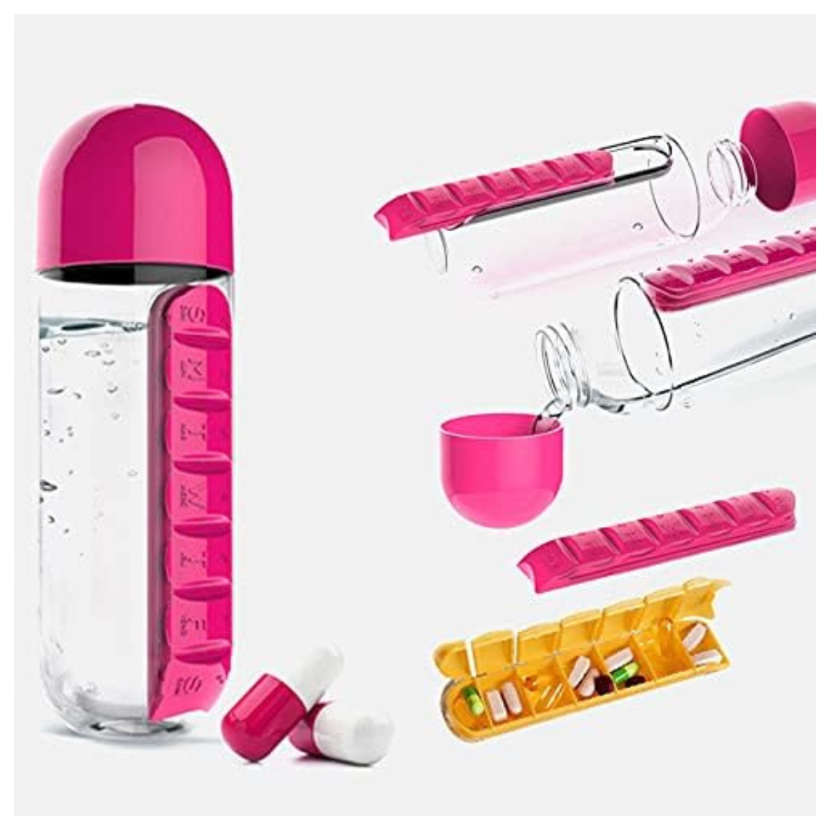 HydraPill Pro®: Botella Multifuncional 3 en 1