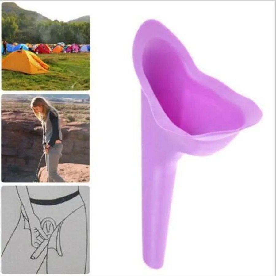 Urinario Femenino Portatil de Silicona Suave - $19990