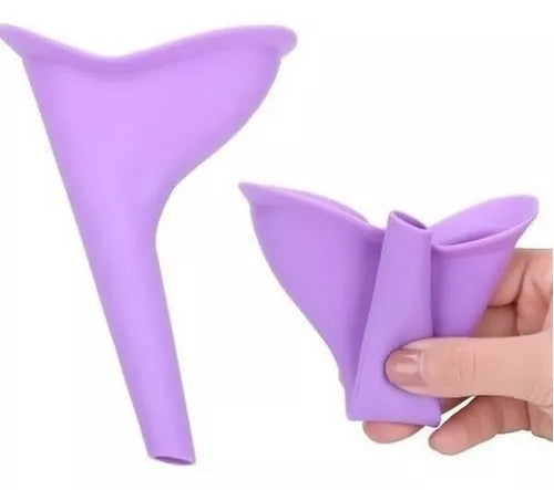 Urinario Femenino Portatil de Silicona Suave - $19990