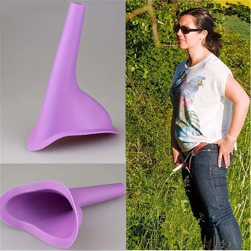 Urinario Femenino Portatil de Silicona Suave - $19990