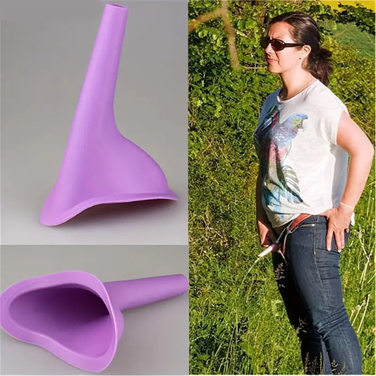 Urinario Femenino Portatil de Silicona Suave - $19990