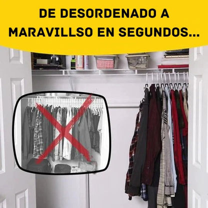 Triángulos Organizadores Para Colgadores de Ropa (18 unidades) - $21990