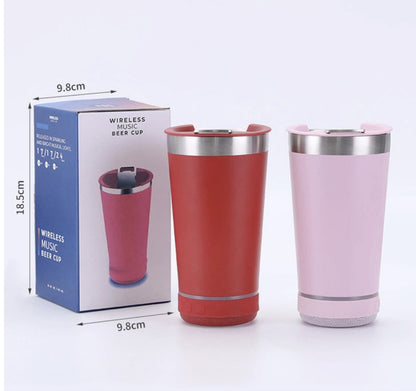Vaso Térmico con Altavoz Bluetooth